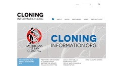 Desktop Screenshot of cloninginformation.org